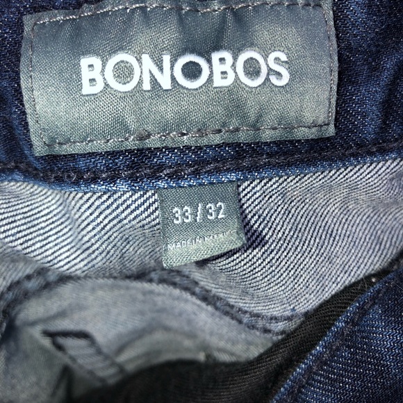 Bonobos Athletic Skinny Jeans 33/32 C2431 - Picture 2 of 8